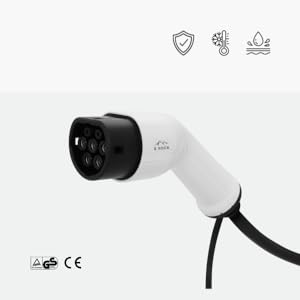 3.5kw Elektrofahrzeug-EV-Ladekabel 5m Typ 2 bis Typ 2 Ladekonnektor 7