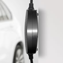 10A Typ 2 EV-Ladegerät 2.2KW EV-Portable Car Charger UK Stecker mit LCD-Display 1