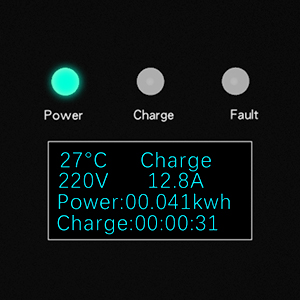 3.5kw 7kw Portable GB/T EV Ladegerät mit CEE / Schuko / PSB-16 Stecker 8A - 32A Einstellbar 4