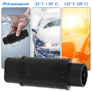 Typ 2 bis Typ 1 EV-Ladegerät Adapter ICE 62196 Stecker an J1772 Ladeadapter 16A/32A 230V Ladesystem für Fahrzeuge 8