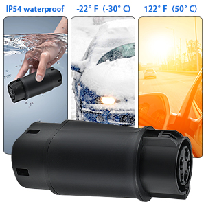 Typ 1 bis Typ 2 EV-Ladegerät Adapter SAE J1772 bis IEC62196 32A 250V 8KW Adapter 4