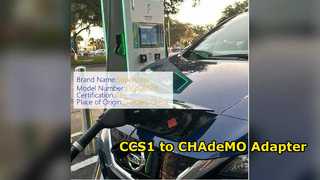 CCS1 auf CHAdeMO Adapter 250A Schnellladung