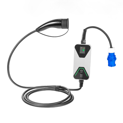 Neues Design der EV-Ladestation Typ 2 Einstellbares LCD-Display mit echten Daten des Ladezustands