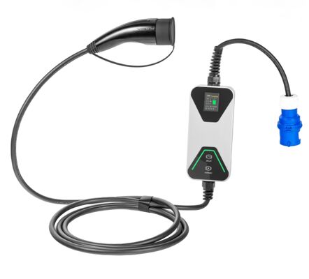 Portable EV-Ladegerät Typ2 32A 7KW Schnelle Wechselstromladestation IEC 62196 WiFi LCD Tuya APP für Tesla BYD VW Elektroautos