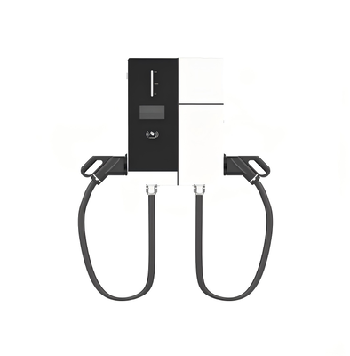 6pence Neue Gleichstrom-Doppelpistole 40kW 4G Ethernet OCPP1.6J RFID Wallbox Schnelllade-EV-Ladegerät CCS2+CCS2 Steckerladung IP54